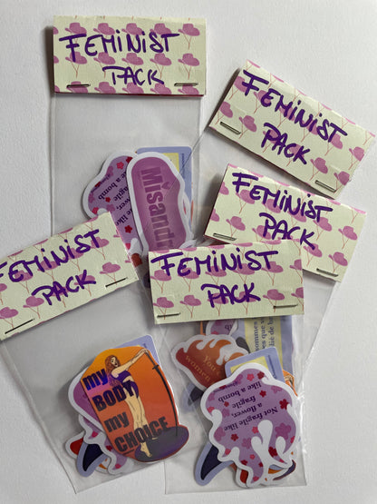 Stickers pack feminist