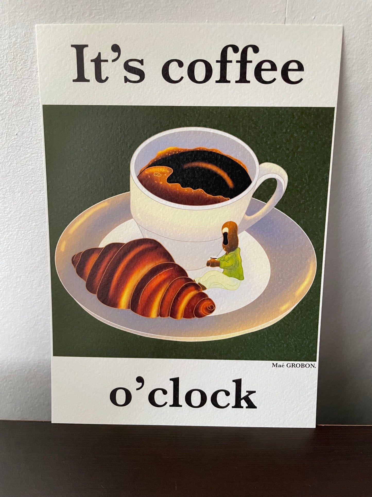 It’s coffee o’clock